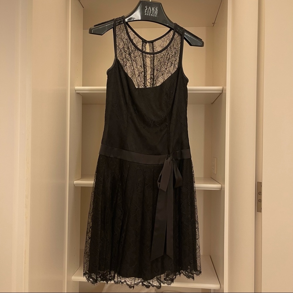 Escada Black Lace Cocktail Dress